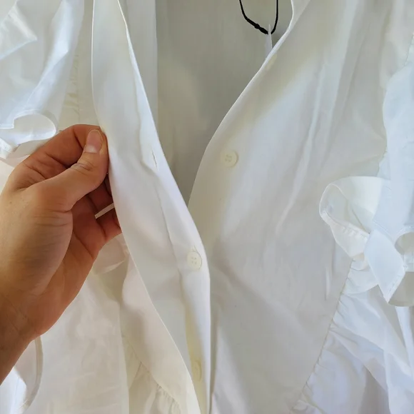 Asos Edition oversized white shirt dress - Picture 11 of 14